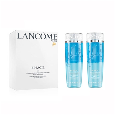 Lancome BiFacil NonOily Instant Cleanser Sensitive Eyes Duo Travel Exclusive