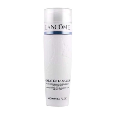 Lancome Galatee Douceur Gentle Softening Cleansing Fluid Face  Eyes 6.7 oz / 200ml