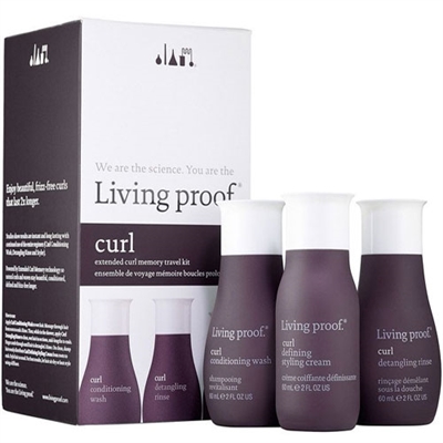 Living Proof Curl Extended Curl Memory Travel 3pc Kit