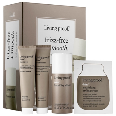 Living Proof Frizz-Free + Smooth Mini Transformation 4pc Kit