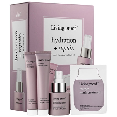 Living Proof Hydration + Repair Mini Transformation 4pc Kit