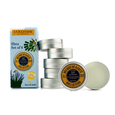 L'Occitane Shea Butter Face & Body For Dry Skin 0.26 oz 6pc Set