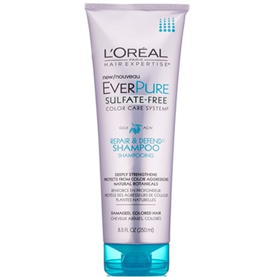 L'Oreal Everpure Sulfate-Free Repair & Defend Shampoo Damaged Colored Hair 8.5oz / 250ml