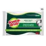 Scotch Brite Heavy Duty Scrub Sponge 6 Packs