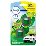 Febreze Car Air Freshener Gain Original Scent 80 Days 2 Clips 0.13oz / 4ml