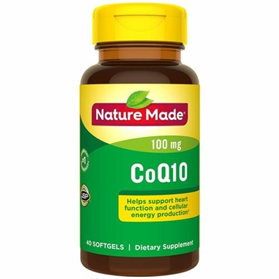 Nature Made CoQ10 100 mg 40 Softgels