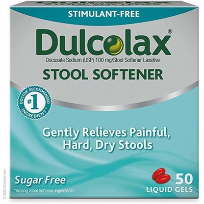 Dulcolax Stool Softener 50 Liquid Gels