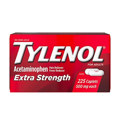 Tylenol Extra Strength Pain Reliever 225 Caplets