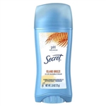 Secret PH Balanced 24 Hour Invisible Solid Deodorant Island Breeze 2.6oz / 73g