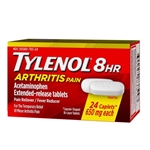Tylenol 8 Hour Arthritis Pain Reliever Fever Reducer 24 Caplets