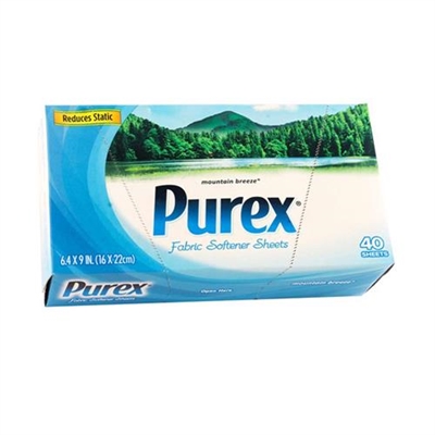 Purex Fabric Softener Sheets 40 Sheets