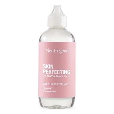 Neutrogena Skin Perfecting Daily Liquid Exfoliant Dry Skin 4oz / 118ml