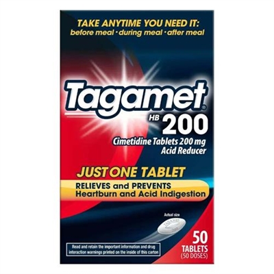 Tagamet HB 200 Acid Reducer 50 Tablets