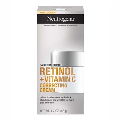 Neutrogena Rapid Tone Repair Retinol And Vitamin C Correcting Cream 1.7oz / 48g