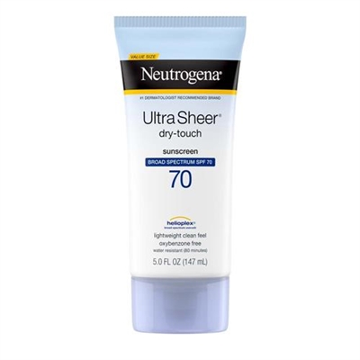 Neutrogena Ultra Sheer Dry Touch SPF 70 5oz / 147ml