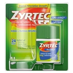 Zyrtec Allergy 24 Hour Relief Indoor  Outdoor Allergies 30 Tablets