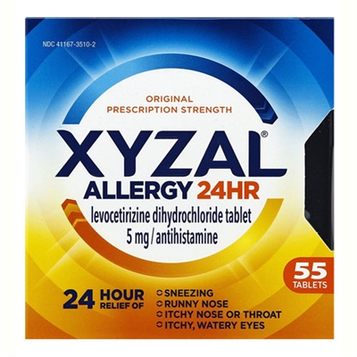 XYZAL Allergy 24HR 55 Tablets