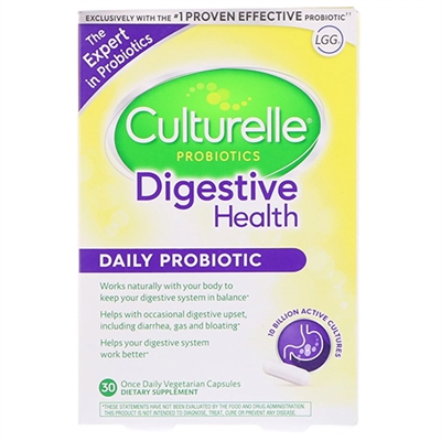 Culturelle Probiotics Digestive Health Daily Probiotic 30 Capsules