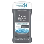 Dove Men + Care 72 Hour Deodorant Clean Comfort Twin Pack 3oz / 85g