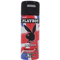 Playboy London Skin Touch 24H 5oz Deodorant Body Spray