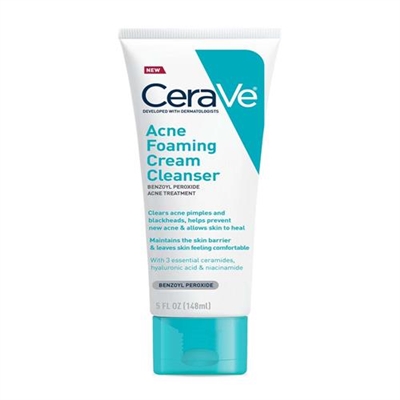 CeraVe Acne Foaming Cream Cleanser 5oz / 150ml