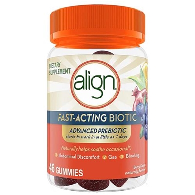 Align Fast Acting Biotic Berry Fusion 46 Gummies