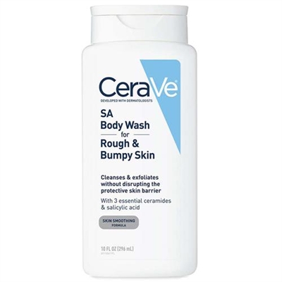 CeraVe SA Body Wash for Rough and Bumpy Skin 10oz / 296ml