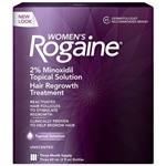 Womens Rogaine 2% Minoxidil Topical Solution Three Month Supply 2oz / 60ml