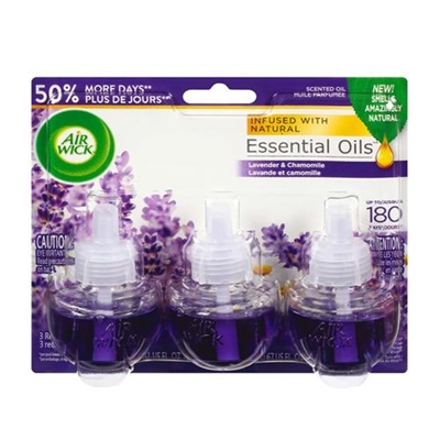 Air Wick Scented Oil Lavender And Chamomile 3 Refills