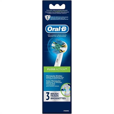 OralB Floss Action 3 Replacement Brush Heads