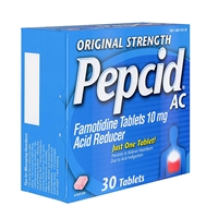 Pepcid AC Original Strength Acid Reducer 30 Tablets