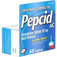 Pepcid AC Original Strength Acid Reducer 60 Tablets