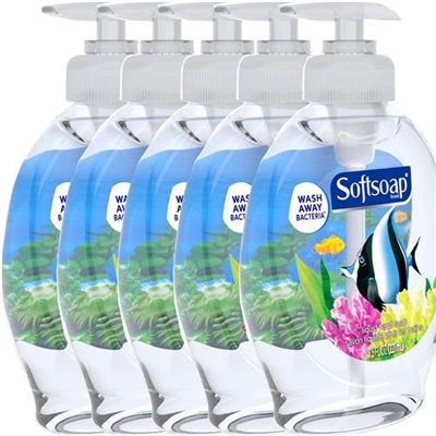 Softsoap Aquarium Liquid Hand Soap 7.5oz / 221ml 5 Packs