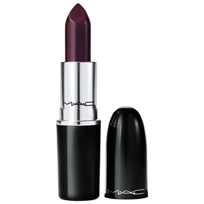 MAC Lustreglass Lipstick 550 Succumb To Plum 0.10oz / 3g