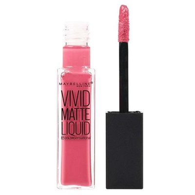 Maybelline Vivid Matte Liquid Lipstick 15 Pink Charge 0.26 oz / 7.7ml