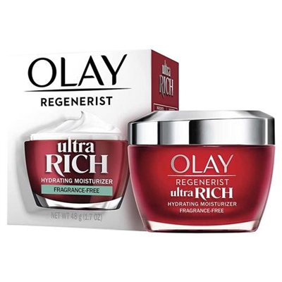 Olay Regenerist Ultra Rich Hydrating Moisturizer Fragrance Free 1.7oz / 48g