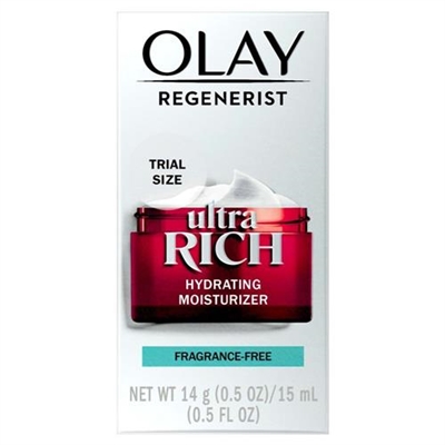 Olay Regenerist Ultra Rich Hydrating Moisturizer Fragrance Free 0.5oz / 15ml