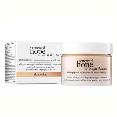 Philosophy Renewed Hope In A Jar Skin Tint SPF20 6 Almond 1oz / 30ml