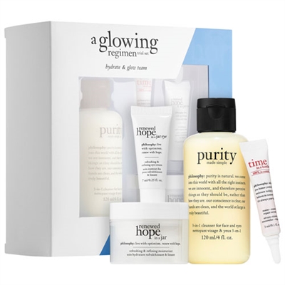 Philosophy A Glowing Regimen Trial 4 Piece Set