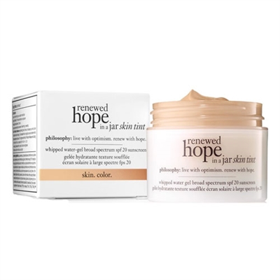 Philosophy Renewed Hope In A Jar Skin Tint SPF20 6.5 Tan 1oz / 30ml