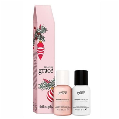 Philosophy Amazing Grace Stocking Stuffer 2 Piece Set