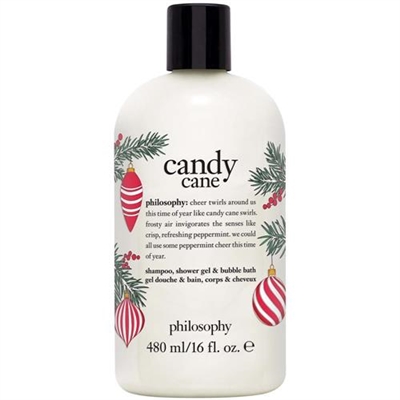 Philosophy Candy Cane Shampoo Bath And Shower Gel 16oz / 480ml