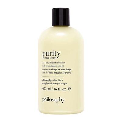 Philosophy Purity Made Simple OneStep Facial Cleanser 16oz / 472ml