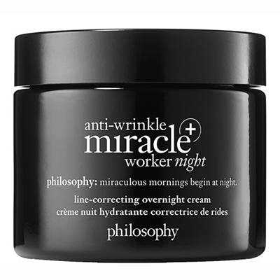 Philosophy AntiWrinkle Miracle Worker+ Night LineCorrecting Overnight Cream 2oz / 60ml