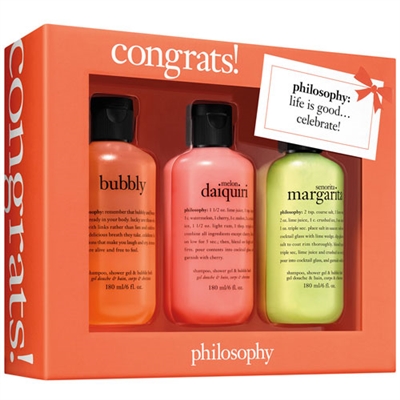 Philosophy Congrats! 3 Piece Set