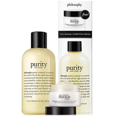 Philosophy Purity And Anti-Wrinkle Miracle Worker Duo Set