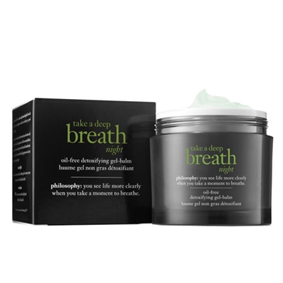 Philosophy Take A Deep Breath Night Oil-Free Detoxifying Gel-Balm 2oz / 60ml