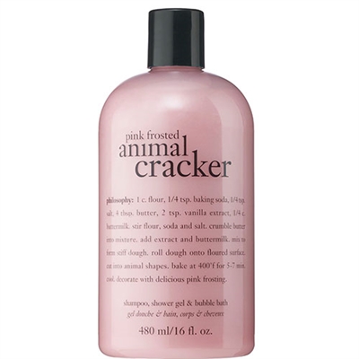 Philosophy Pink Frosted Animal Cracker Shower Gel 16 oz / 480ml