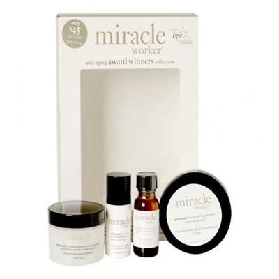 Philosophy Miracle Worker Anti Aging Collection 4 Piece Gift Set