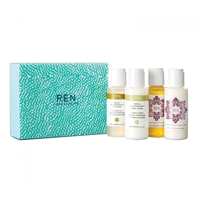 Ren Clean Skincare Mini Body Kit 4 Piece Set